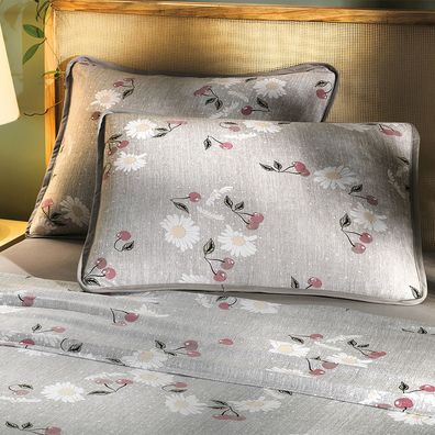 Jogo de Cama King 4 Peças Altenburg Malha Fio Penteado Cerise