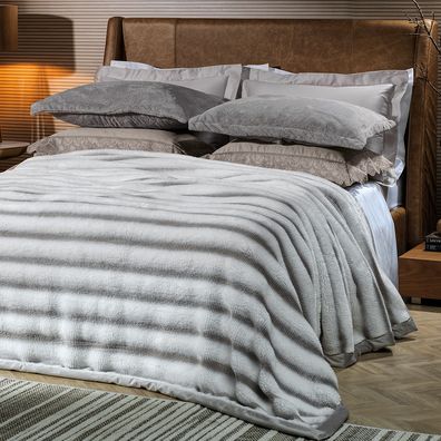 Cobertor Queen Ocean Altenburg Blend Cinza Nuvem