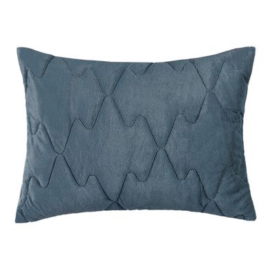 Porta Travesseiro 50cm x 70cm Altenburg Blend Comfort Azul Balneário