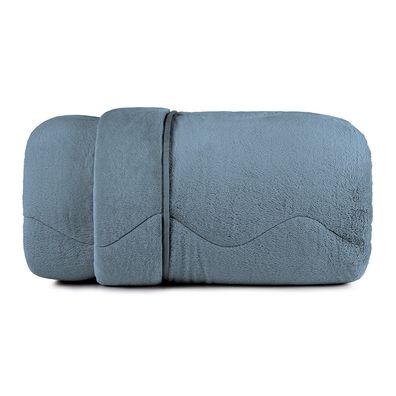 Edredom Casal Altenburg Blend Sense Velvet Azul