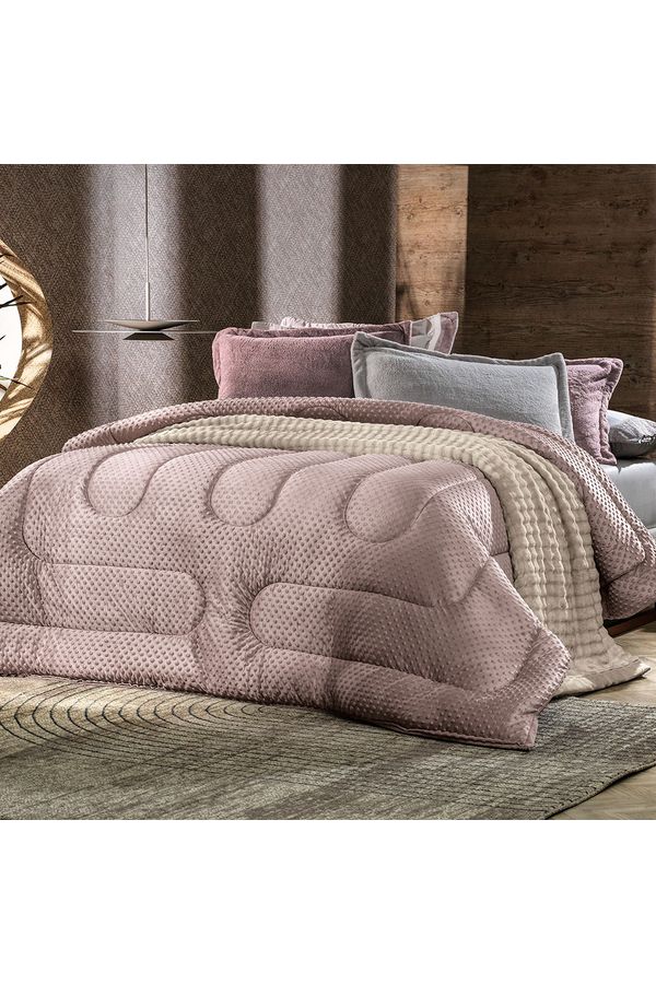 Edredom Queen Altenburg Blend Sense Pop Up Rosa