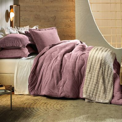 Edredom Casal Altenburg Blend Sense Velvet Rosa