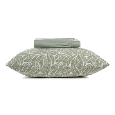 Jogo de Cama Solteiro King 2 Peças Altenburg Malha Fio Penteado Tahaa