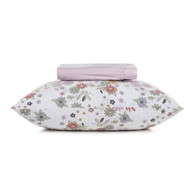 Jogo de Cama King 3 Peças Altenburg Malha Fio Penteado Florir