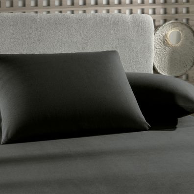 Jogo de Cama King 3 Peças Altenburg Malha Fio Penteado Preto Primitivo