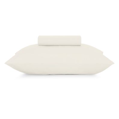 Jogo de Cama Simples Solteiro Altenburg Toque Acetinado Bege Porcelana