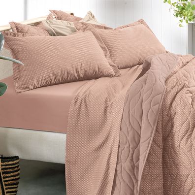 Jogo de Cama Simples Casal 3 Peças Toque Acetinado Slim Laranja