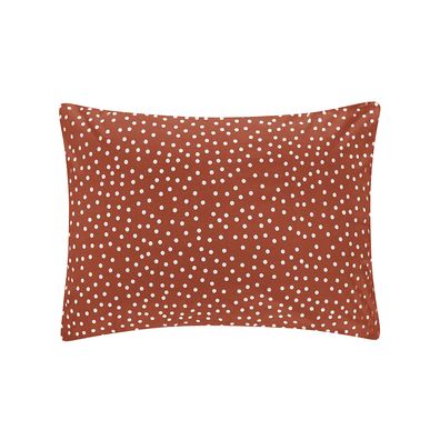 Fronha Altenburg Malha Fio Pentado 50cm x 70cm Bits Laranja