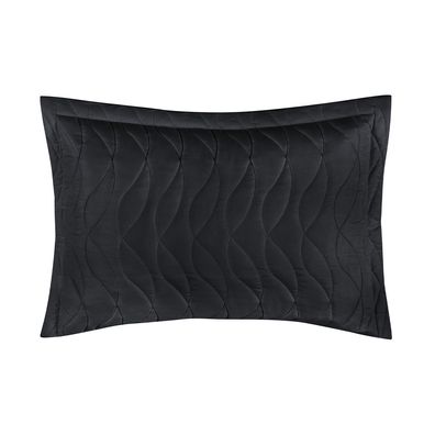 Porta Travesseiro Altenburg Toque Acetinado 50cm x 70cm Preto