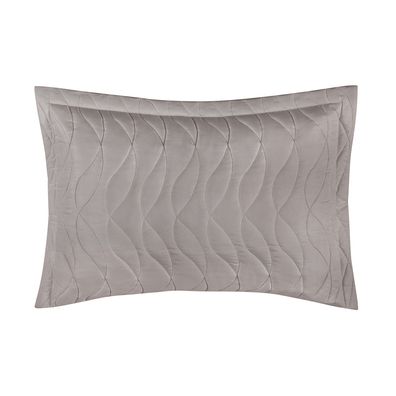 Porta Travesseiro Altenburg Toque Acetinado 50cm x 70cm Cimento Queimado