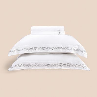Jogo de Cama Queen 4 Peças Altenburg Haus Ondas Branco