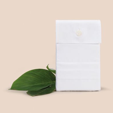 Fronha Body Pillow 40cm x 1,30m  Altenburg Haus Frescor Branco