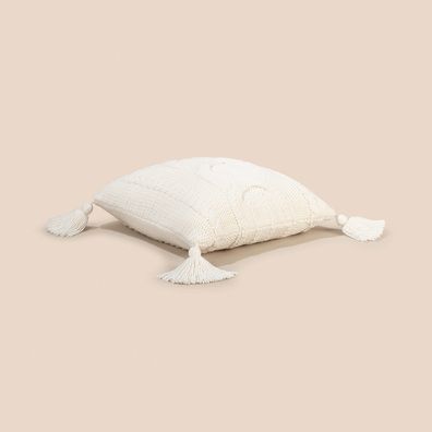 Almofada 45cm x 45cm  Altenburg Haus Afeto Branco Off White