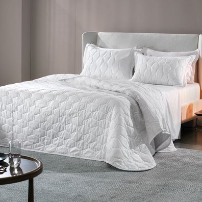 Colcha Matelassê Solteiro Altenburg Hotel Conceito Branco