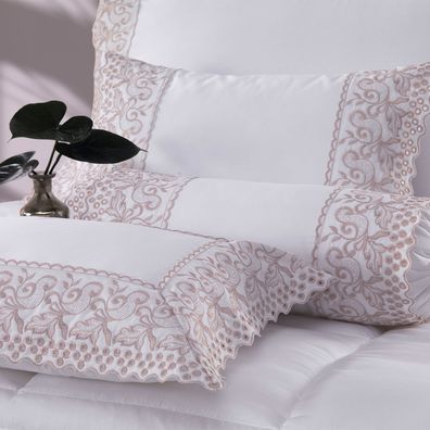 Jogo de Fronhas Bordeaux 50cm x 90cm Altenburg Hotel Branco