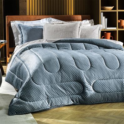 Edredom Solteiro Altenburg Blend Sense Pop Up  Blue