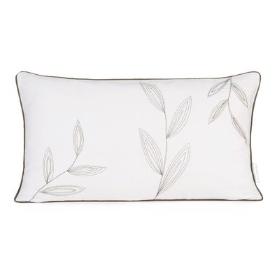 Almofada Altenburg Bordados em Cetim 300 Fios Anise
