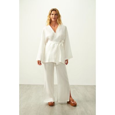 Kimono ZU Brisa Off White G/GG