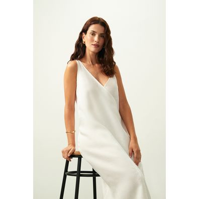 Vestido Envelope ZU Brisa Off White P