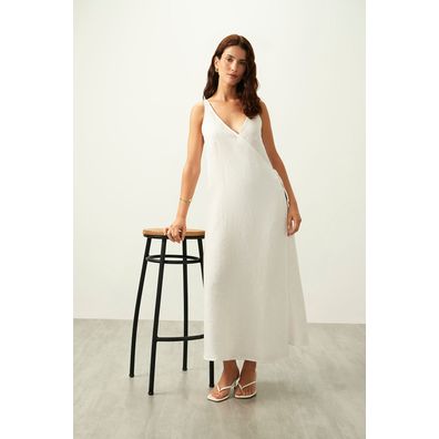 Vestido Envelope ZU Brisa Off White M