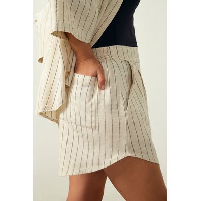 Shorts ZU Orla Listrado M
