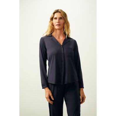 Pijama Americano ZU Manga Longa Bulevar Marinho P