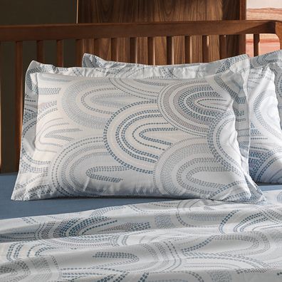 Jogo de Cama Casal 4 Peças Altenburg Toque Acetinado Arco