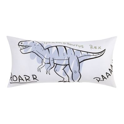 Fronha para Body Pillow Infantil Altenburg Mundo Kids 30cm x 65cm Rugidino