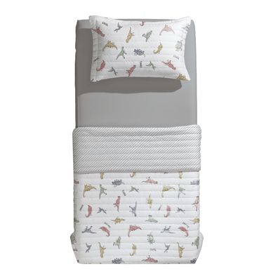 Jogo de Colcha Solteiro 2 Peças Altenburg Mundo Kids Rugidino