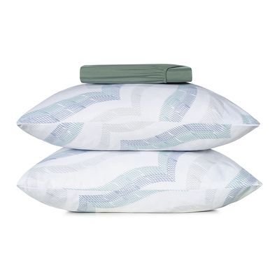 Jogo de Cama Queen Altenburg 3 Peças Toque Acetinado Marine