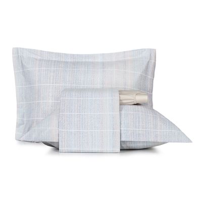 Jogo de Cama Queen 4 Peças Altenburg Cetim 300 Fios Sunset Plaid