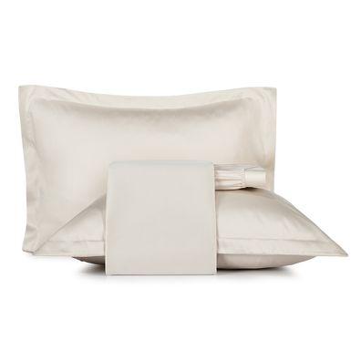 Jogo de Cama Queen 4 Peças Altenburg Cetim 300 Fios Greige