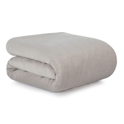 Manta Plush Queen Altenburg Studio Cinza Nuvem